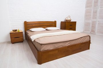 Двуспальная кровать София V с подъёмным механизмом Олимп 180x190 см Орех — Morfey.ua